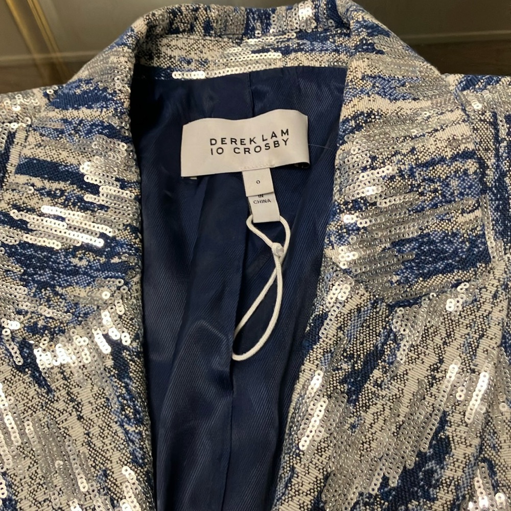Derek Lam 10 Crosby's Walter double-breasted tweed blazer
-LIKE BRAND NEW